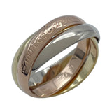 カルティエ Cartier トリニティリング ゴールドxピンクゴールドxホワイトゴールド 750 ジュエリー