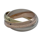 カルティエ Cartier トリニティリング ゴールドxピンクゴールドxホワイトゴールド 750 ジュエリー