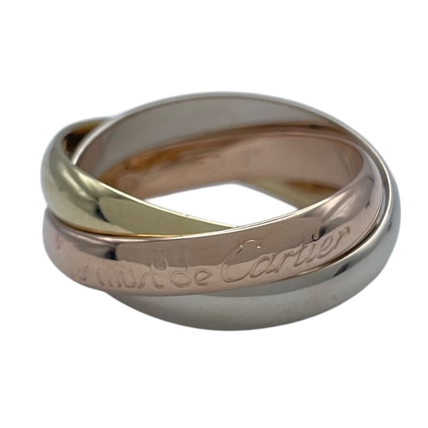 カルティエ Cartier トリニティリング ゴールドxピンクゴールドxホワイトゴールド 750 ジュエリー
