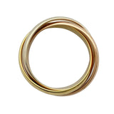 カルティエ Cartier トリニティリング ゴールドxピンクゴールドxホワイトゴールド 750 ジュエリー