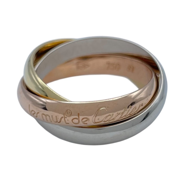 カルティエ Cartier トリニティリング ゴールドxピンクゴールドxホワイトゴールド 750 ジュエリー