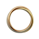 カルティエ Cartier トリニティリング ゴールドxピンクゴールドxホワイトゴールド 750 ジュエリー