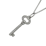 ティファニー TIFFANY＆CO オーバルキーネックレス ホワイトゴールド K18ホワイトゴールド Au750 ダイヤモンド　 ジュエリー