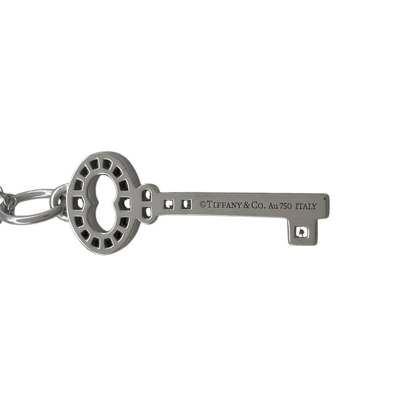 ティファニー TIFFANY＆CO オーバルキーネックレス ホワイトゴールド K18ホワイトゴールド Au750 ダイヤモンド　 ジュエリー