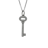 ティファニー TIFFANY＆CO オーバルキーネックレス ホワイトゴールド K18ホワイトゴールド Au750 ダイヤモンド　 ジュエリー