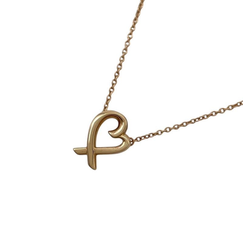 ティファニー TIFFANY＆CO ラビングハート ネックレス ピンクゴールド Au750 ジュエリー