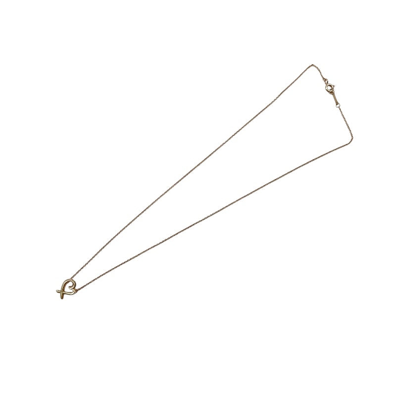 ティファニー TIFFANY＆CO ラビングハート ネックレス ピンクゴールド Au750 ジュエリー