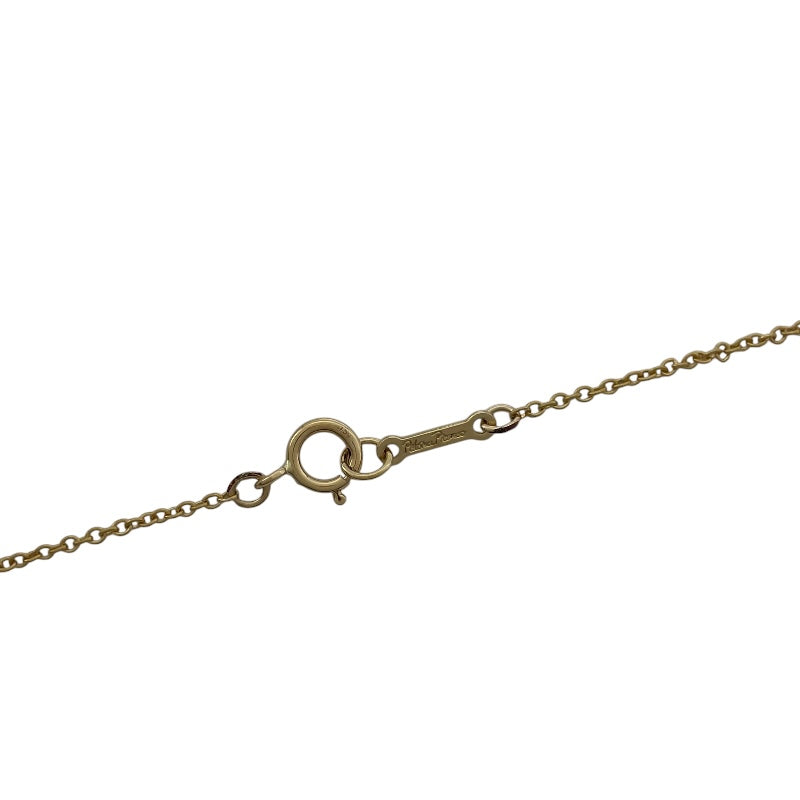 ティファニー TIFFANY＆CO キスネックレス イエローゴールド プラチナ Au750/Pt950 ダイヤモンド　 ジュエリー