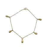 ティファニー TIFFANY＆CO ティアドロップブレス イエローゴールド 750 ジュエリー