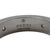 グッチ GUCCI アイコンリング ホワイトゴールド Au750 ダイヤモンド　 ジュエリー