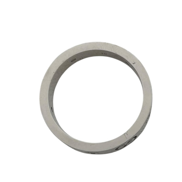 グッチ GUCCI アイコンリング ホワイトゴールド Au750 ダイヤモンド　 ジュエリー