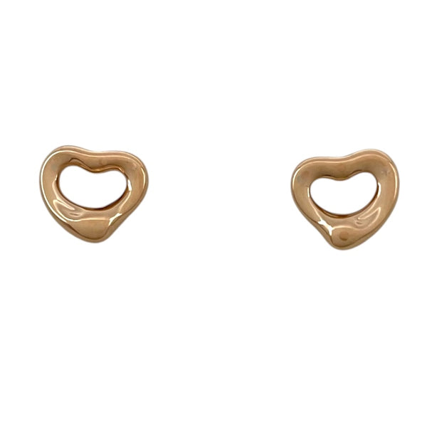 ティファニー TIFFANY＆CO オープンハートピアス ピンクゴールド Au750 ジュエリー