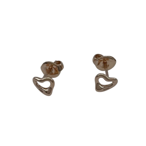 ティファニー TIFFANY＆CO オープンハートピアス ピンクゴールド Au750 ジュエリー
