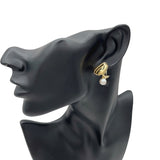 ティファニー TIFFANY＆CO ハート＆アローイヤリング イエローゴールド 750 パール ジュエリー