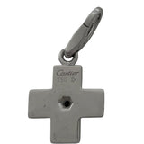 カルティエ Cartier クロスチャーム ホワイトゴールド 750 ダイヤモンド　 ジュエリー