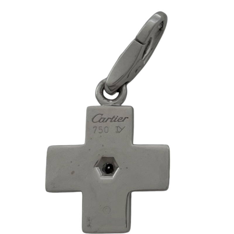 カルティエ Cartier クロスチャーム ホワイトゴールド 750 ダイヤモンド　 ジュエリー