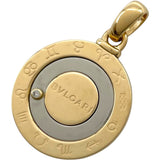 ブルガリ BVLGARI ホロスコープトップ イエローゴールド/ステンレススチール Au750/SS ダイヤモンド　 ジュエリー