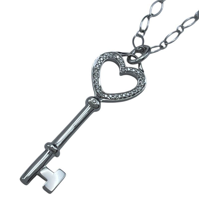 ティファニー TIFFANY＆CO ハートキーネックレス ホワイトゴールド 750/ダイヤモンド ジュエリー
