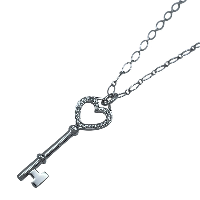 ティファニー TIFFANY＆CO ハートキーネックレス ホワイトゴールド 750/ダイヤモンド ジュエリー