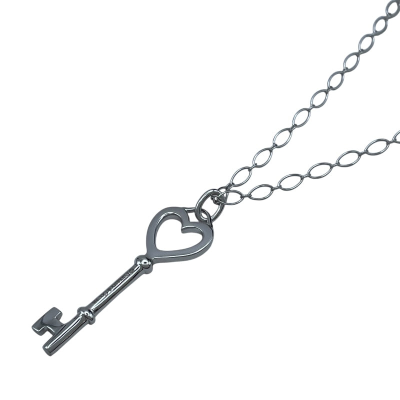 Tiffany & Co. 【正規品】キー型ネックレス ティファニー TIFFANY＆CO ハートキーネックレス ホワイトゴールド 750