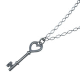 ティファニー TIFFANY＆CO ハートキーネックレス ホワイトゴールド 750/ダイヤモンド ジュエリー