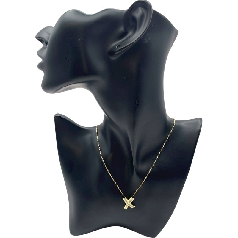 ティファニー TIFFANY＆CO キスネックレス ゴールド/プラチナ 750/Pt950 ジュエリー