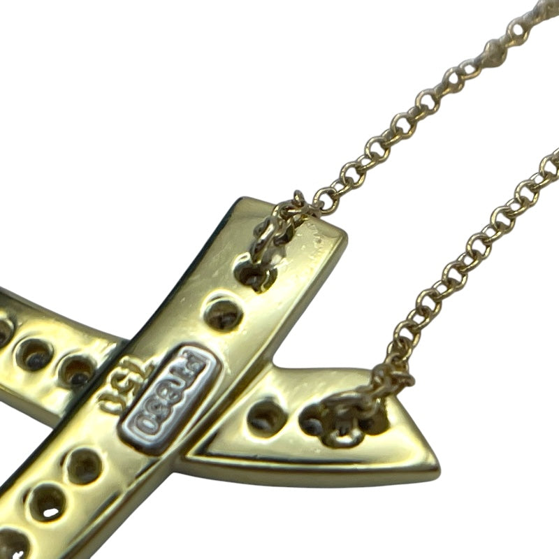 ティファニー TIFFANY＆CO キスネックレス ゴールド/プラチナ 750/Pt950 ジュエリー