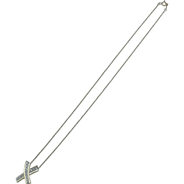 ティファニー TIFFANY＆CO キスネックレス ゴールド/プラチナ 750/Pt950 ジュエリー