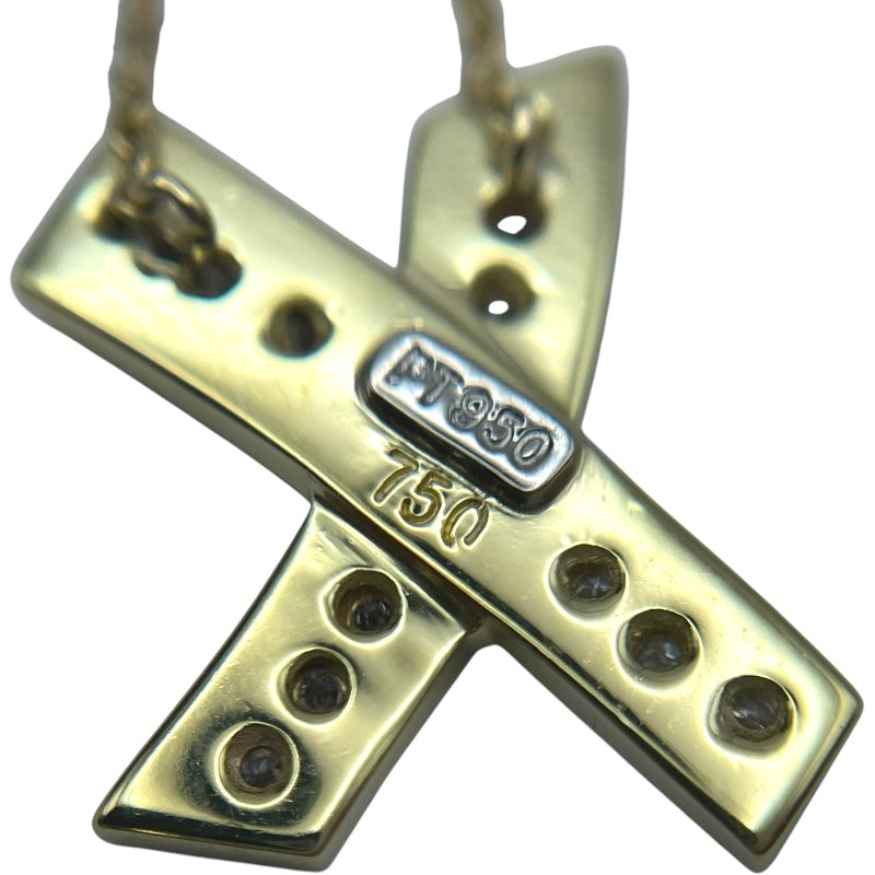 ティファニー TIFFANY＆CO キスネックレス ゴールド/プラチナ 750/Pt950 ジュエリー