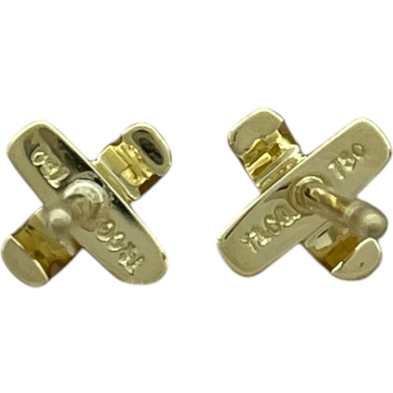 ティファニー TIFFANY＆CO クロスステッチピアス ゴールド 750 ジュエリー