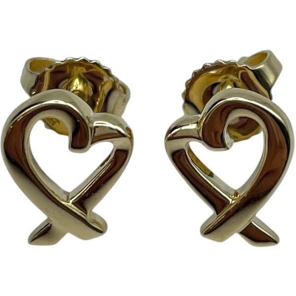 ティファニー TIFFANY＆CO ラヴィングハートピアス ゴールド 750 ジュエリー