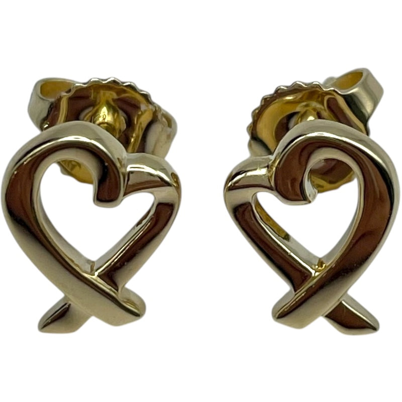 ティファニー TIFFANY＆CO ラヴィングハートピアス ゴールド 750 ジュエリー