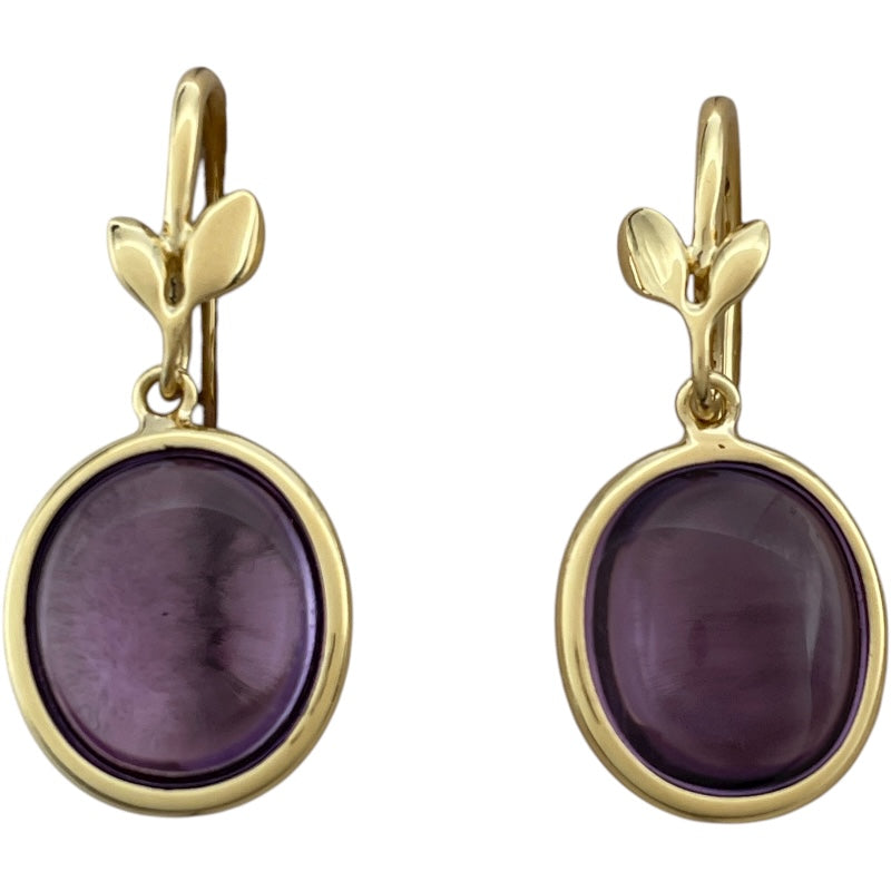 ティファニー TIFFANY＆CO オリーブリーフピアス イエローゴールド AU750 ジュエリー