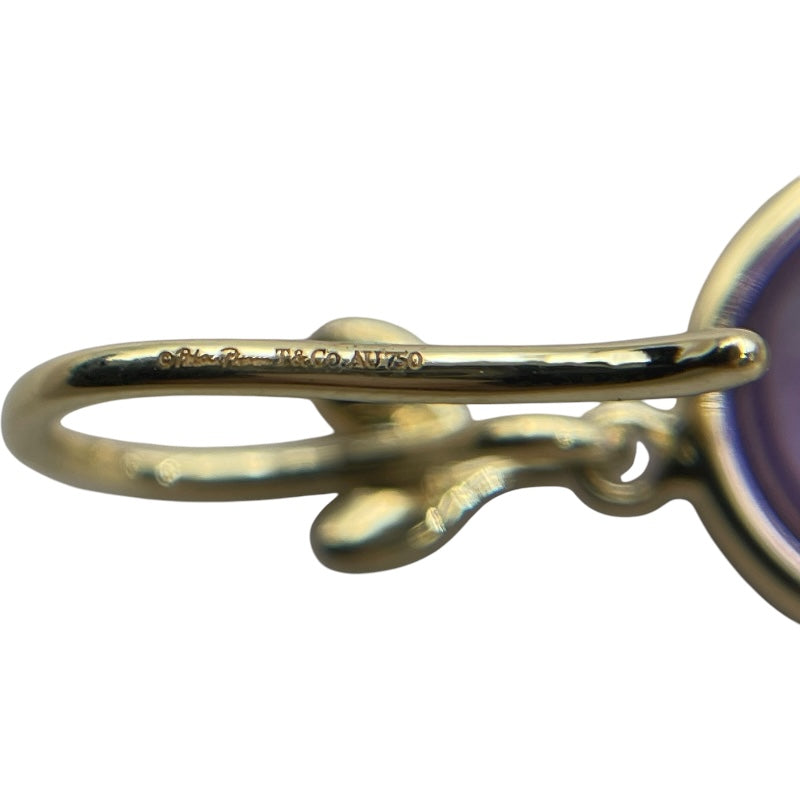 ティファニー TIFFANY＆CO オリーブリーフピアス イエローゴールド AU750 ジュエリー