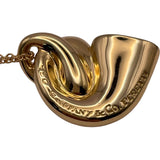 ティファニー TIFFANY＆CO ホルンネックレス ゴールド Au750 ジュエリー