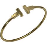 ティファニー TIFFANY＆CO Tワイヤーブレス ゴールド Au750 ジュエリー