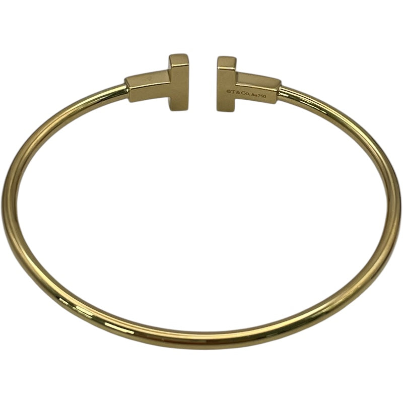 ティファニー TIFFANY＆CO Tワイヤーブレス ゴールド Au750 ジュエリー