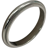 ティファニー TIFFANY＆CO ミルグレインリング プラチナ Pt950 ジュエリー