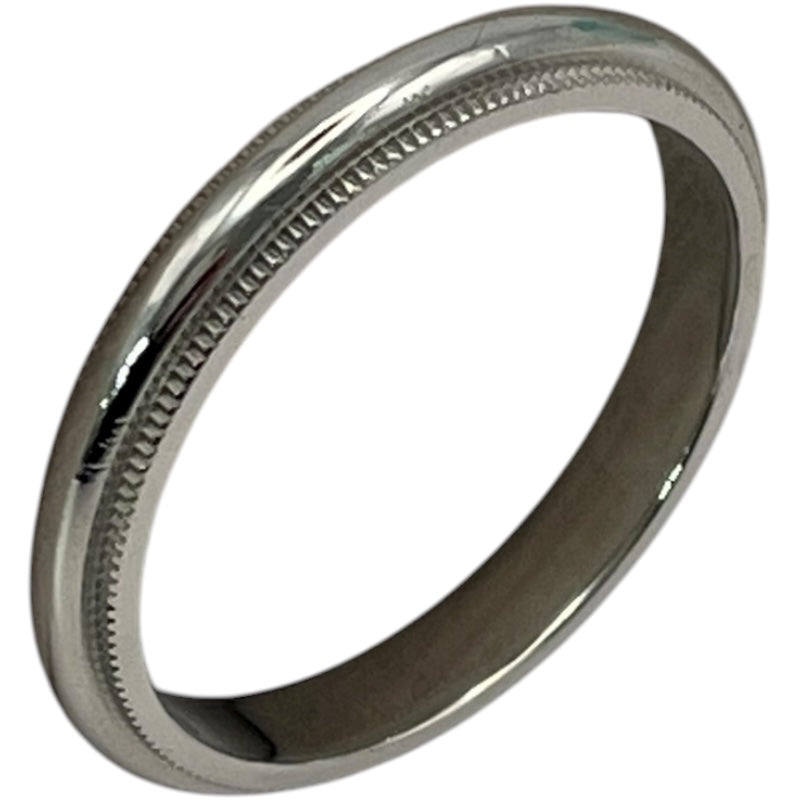 ティファニー TIFFANY＆CO ミルグレインリング プラチナ Pt950 ジュエリー