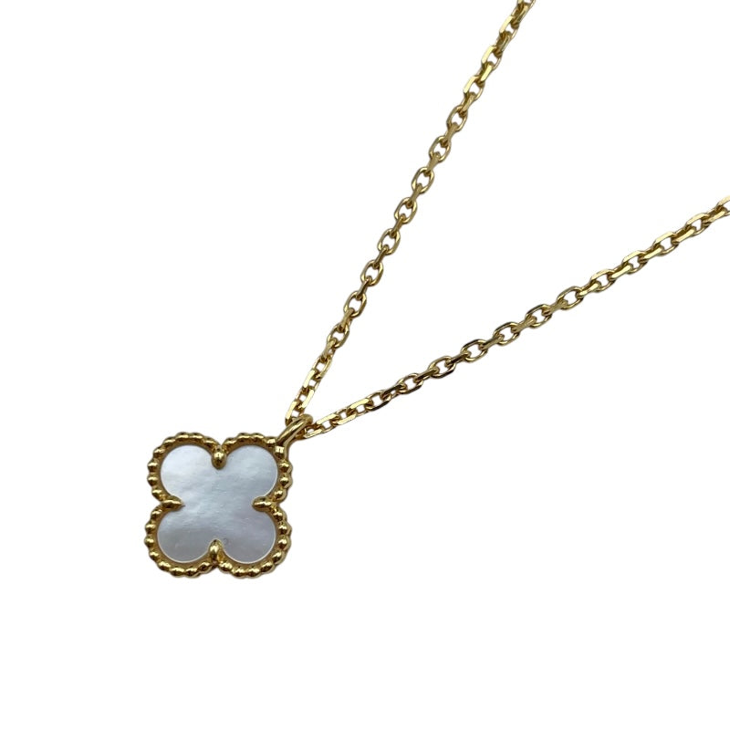 ヴァンクリーフ＆アーペル Van Cleef & Arpels スウィートアルハンブラネックレス ゴールド Au750 ジュエリー