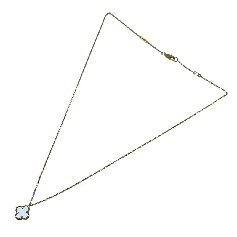 ヴァンクリーフ＆アーペル Van Cleef & Arpels スウィートアルハンブラネックレス ゴールド Au750 ジュエリー