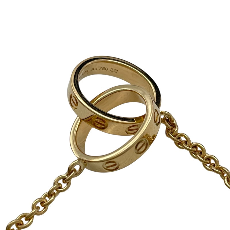 カルティエ Cartier ベビーラブネックレス ピンクゴールド Au750 ジュエリー