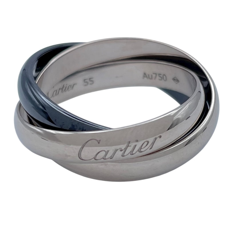 カルティエ Cartier トリニティリング ホワイトゴールド Au750 ジュエリー
