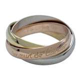 カルティエ Cartier マストデトリニティリング ゴールドxピンクゴールドxホワイトゴールド 750 ジュエリー