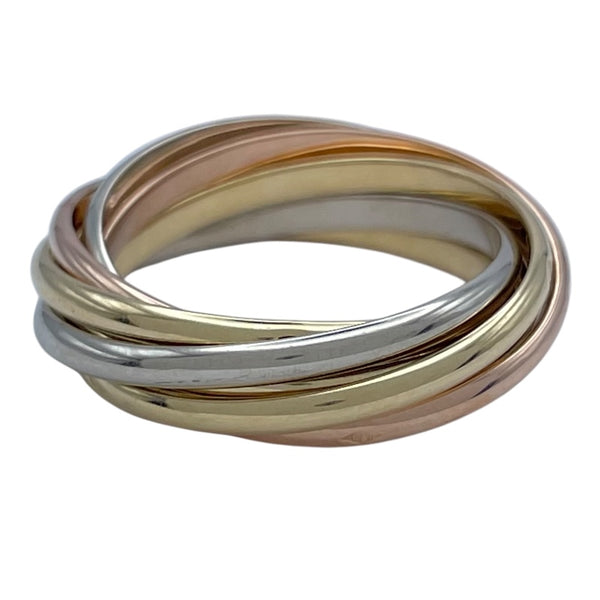 カルティエ Cartier トリニティ7連リング ゴールドxピンクゴールドxホワイトゴールド 750 ジュエリー