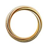 カルティエ Cartier トリニティ7連リング ゴールドxピンクゴールドxホワイトゴールド 750 ジュエリー