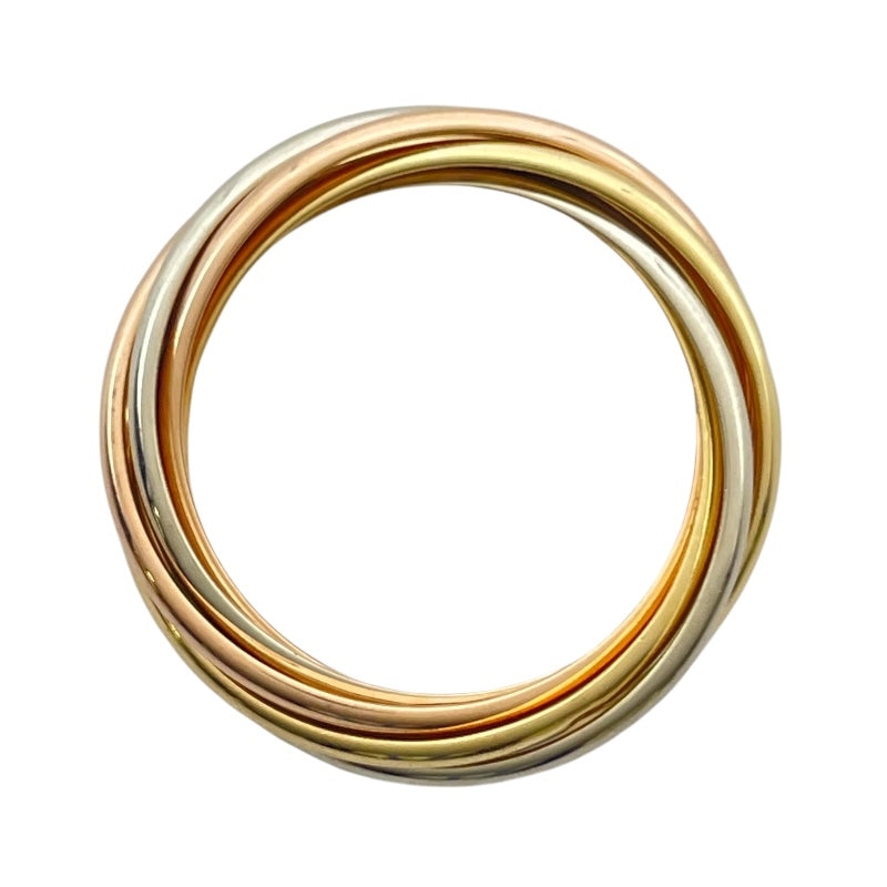 カルティエ Cartier トリニティ7連リング ゴールドxピンクゴールドxホワイトゴールド 750 ジュエリー