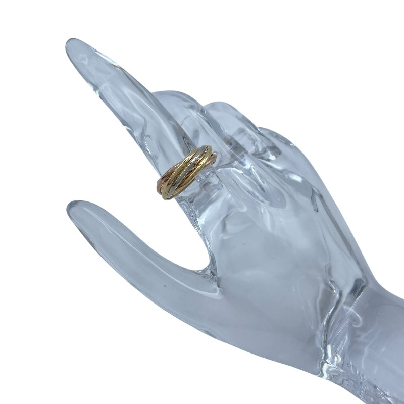 カルティエ Cartier トリニティ7連リング ゴールドxピンクゴールドxホワイトゴールド 750 ジュエリー