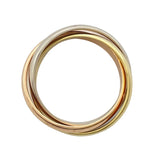 カルティエ Cartier トリニティリング ゴールドxピンクゴールドxホワイトゴールド 750 ジュエリー