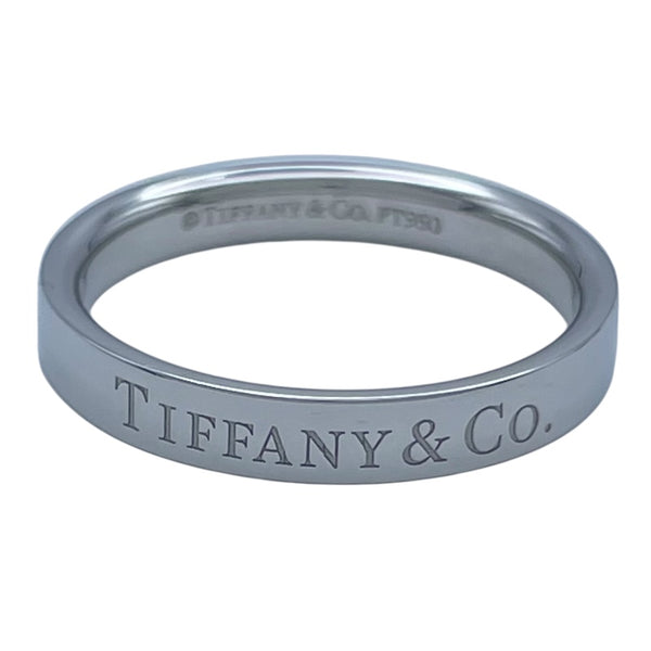 ティファニー TIFFANY＆CO フラットバンドリング プラチナ Pt950 ジュエリー